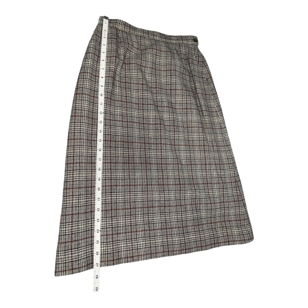 Vintage Pendleton Fully Lined Pure Wool Plaid Bla… - image 8